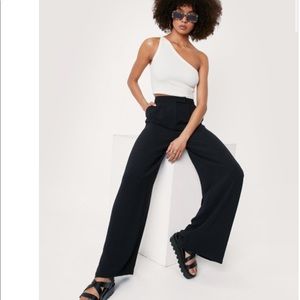 Nasty Gal Fluid Seam Front Trouser